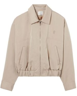 Claudie Pierlot Bomber Con Logo E Zip - Neutro