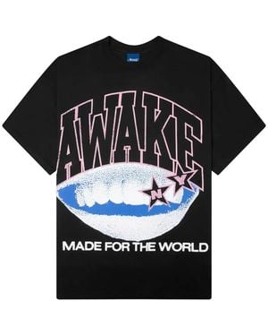 AWAKE NY Graphic-Print T-Shirt - Black