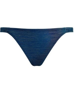 Vilebrequin Bikinihöschen mit Logo-Schild - Blau