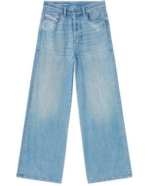 DIESEL 1996 D-SIRE-S6 embroidered jeans - Azul