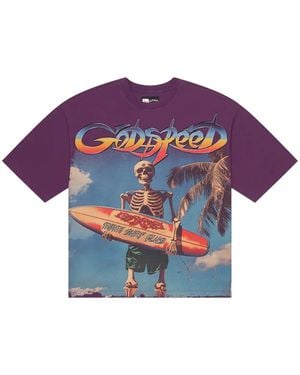 Godspeed Miami Surf Club T-Shirt - Purple