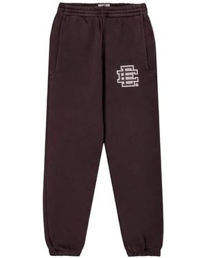 Eric Emanuel Pantalones De Chándal Ee Con Logo - Marrón