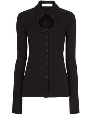 Proenza Schouler カットアウト シャツ - ブラック