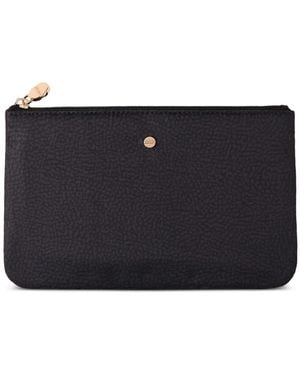 Borbonese Zip-Top Wallet - Black