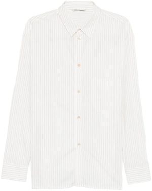 A Kind Of Guise Gusto striped long-sleeve shirt - Weiß