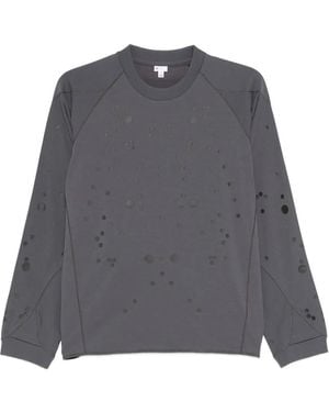 Goldwin Polka-Dot Long-Sleeve T-Shirt - Grey