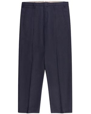 Incotex Pantaloni Plissé - Blu