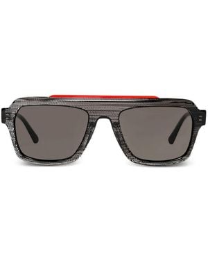 Xavier Garcia Design Geometrische Sonnenbrille - Grau