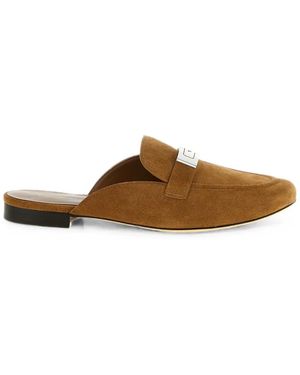 Tory Burch Leelee Loafer Mules - Brown