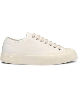Superga Lace-up Canvas Sneakers - Natural