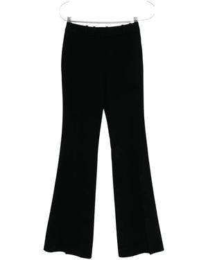 Ermanno Scervino Pressed-Crease Trousers - Black