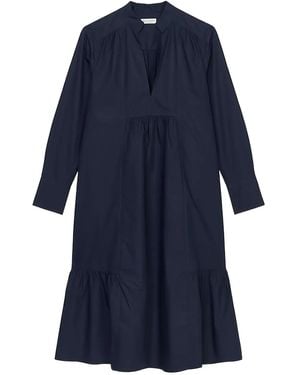 Marc O' Polo Gathered Dress - Blue