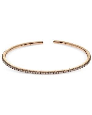 Jewels Aficionado 18K Rose Diamond Cuff - Pink