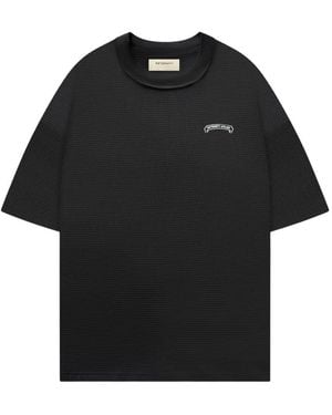 RETERNITY Band Of Process Logo-Print T-Shirt - Black