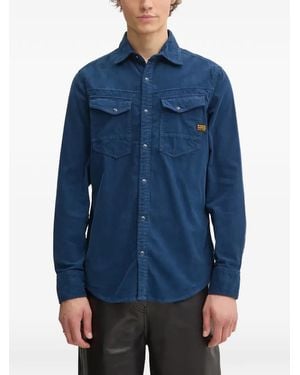 G-Star Dakota Corduroy Shirt - Blue