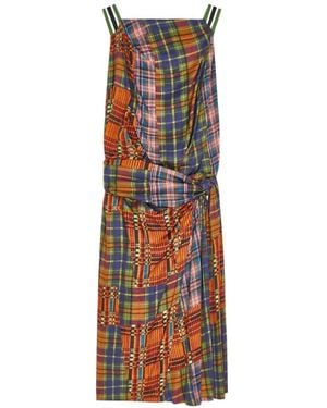 Dries Van Noten Drapiertes Kleid - Weiß