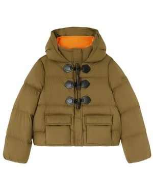 Ganni Mini Doudoune En Future Nylon - Green