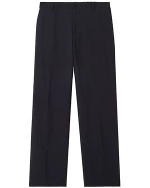 Burberry Pantalon Sur Mesure En Coton - Blue