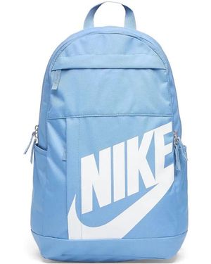 Nike Logo-Print Backpack - Blue