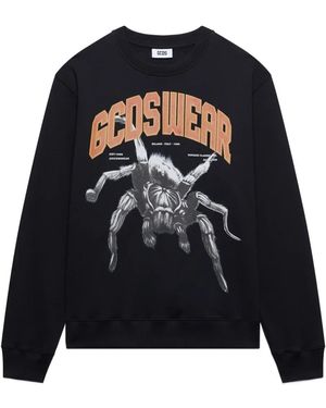 Gcds Spider Sweatshirt - Blue