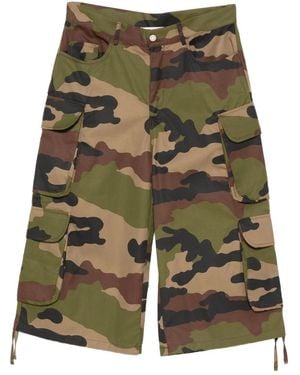 ROUGH Camouflage Shorts - Green