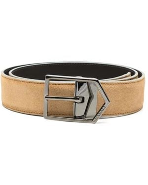Canali Suede Belt - Natural
