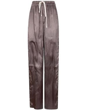Rick Owens "Dietrich Drawstring" Trousers - Brown