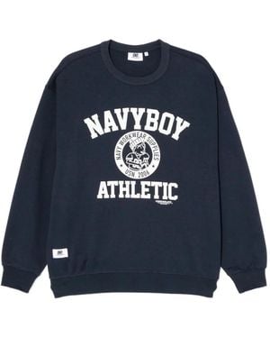 Chocoolate Graphic-Print Sweatshirt - Blue