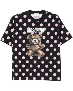Moschino ポルカドット Tシャツ - ブラック