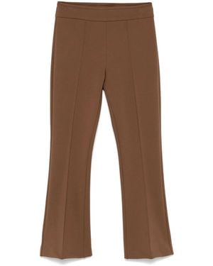 Blanca Vita Flared Trousers - Brown