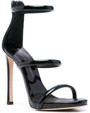 Giuseppe Zanotti Harmony Sandal in Metallic Lyst