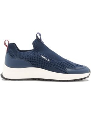 Bally Logo-Motif Sneakers - Blue