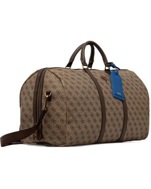 Guess Pisa Patterned Holdall - Brown