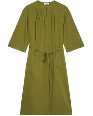 Marc O' Polo Belted Shirt Dress - Green