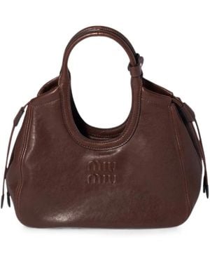Miu Miu Ivy Tote Bag - Braun