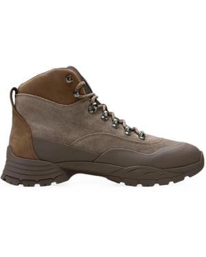 Brunello Cucinelli Botas De Montaña De Ante - Marrón