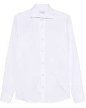 Tagliatore Long-Sleeve Shirt - White