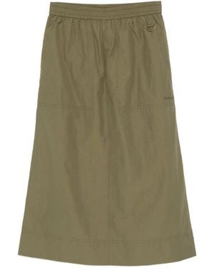 Barbour Elasticated-Waistband Skirt - Green