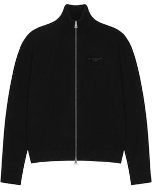 Givenchy Couture Seam Zipped Cardigan - Black