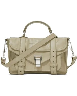 Proenza Schouler Ps1 Tiny Top Handle Shoulder Bag - Metallic