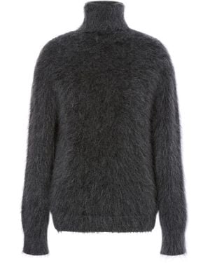 Alberta Ferretti ハイネック プルオーバー - ブラック