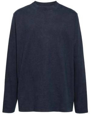 Yeezy Long-Sleeve Cotton T-Shirt - Blue