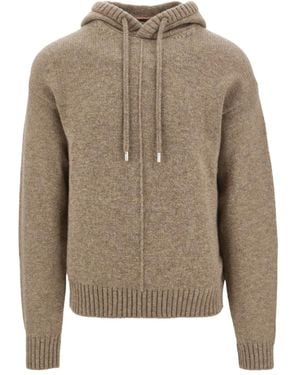 Ferragamo Hooded Knit - Grey