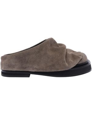 The Attico Sabot Mini Robin - Marrone