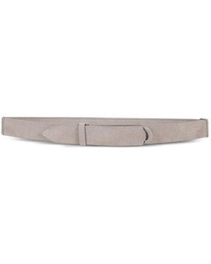 Orciani Nobuckle Belt - White