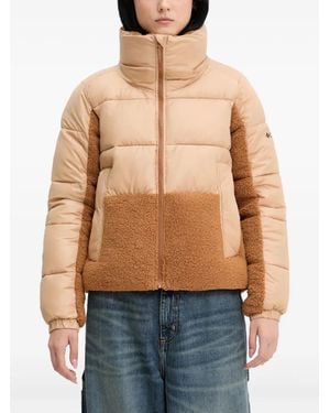 Columbia Embroidered-Logo Padded Jacket - Blue
