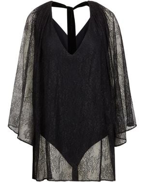 Nina Ricci Lace Bodysuit - Black
