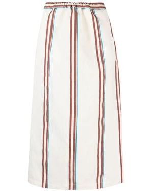 Rachel Comey Mott Striped Skirt - Natural