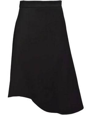 Nineminutes Asymmetric Skirt - Black