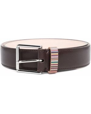 Paul Smith Gürtel Mit Streifen - Braun